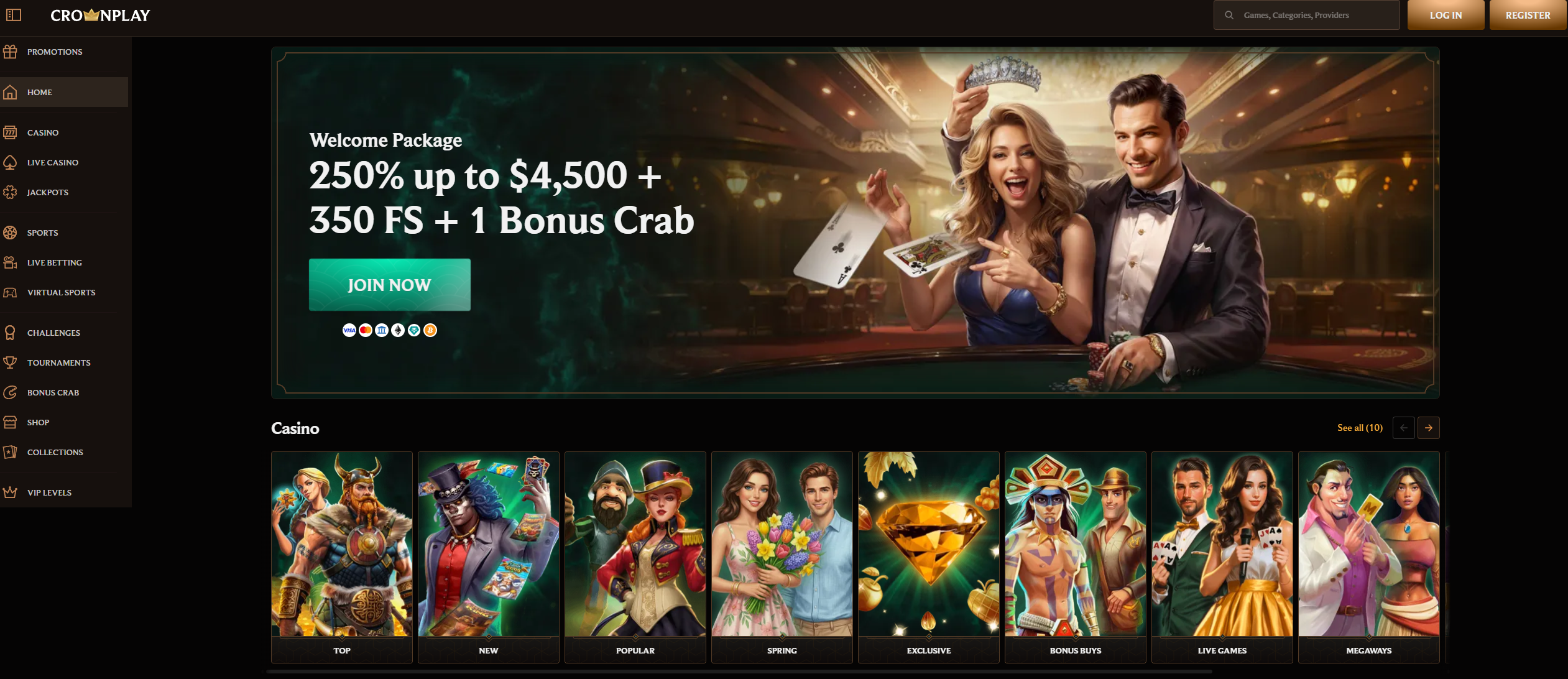 CrownPlay Ausländisches Online Casino